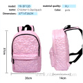 Pink PU children's backpack